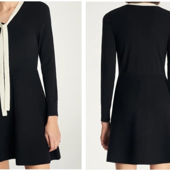 Brand new Forever 21 Black Knitted long Sleeves Sweater Dress , With Tag - Picture 7 of 7